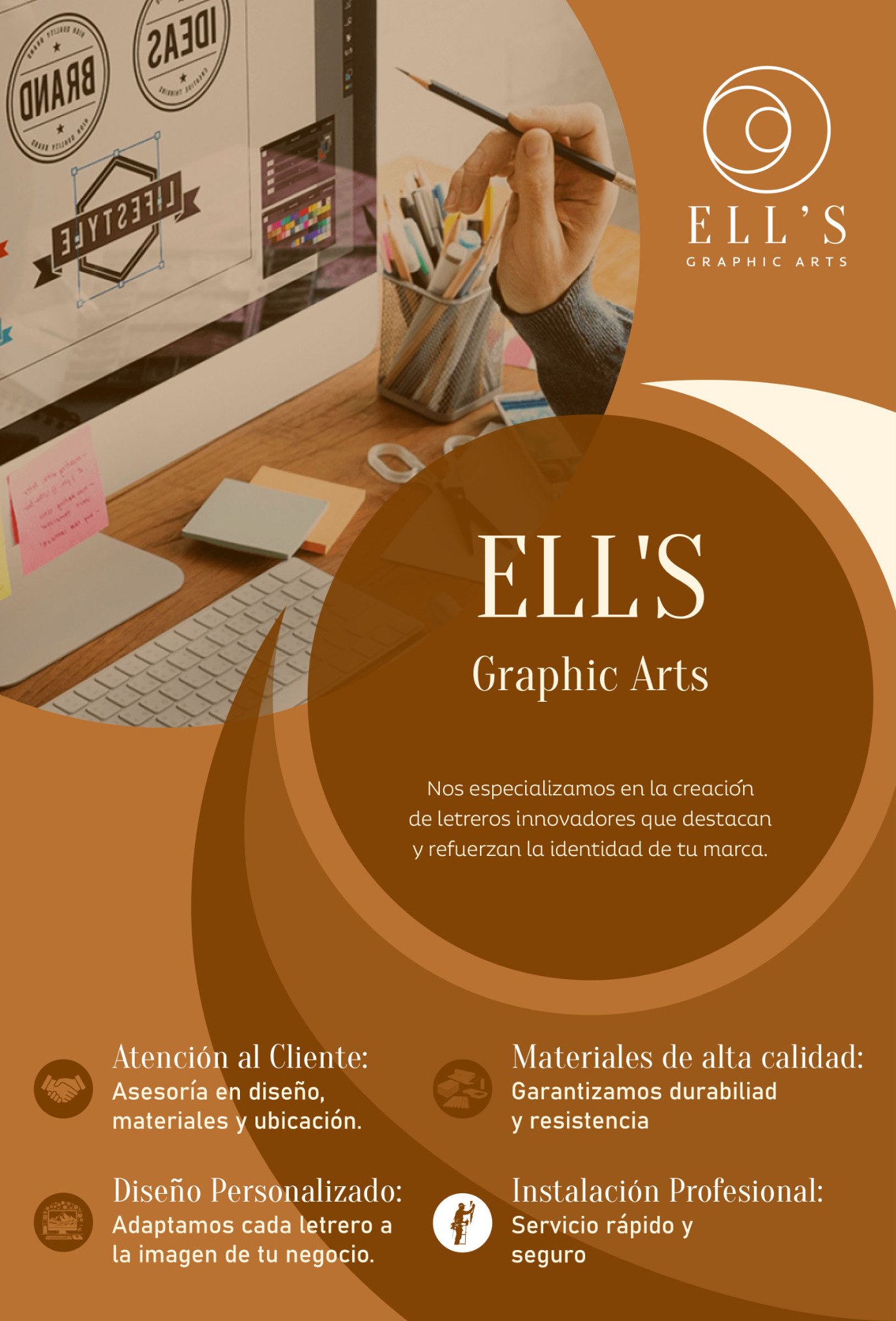 Branding y diseño gráfico Ell's