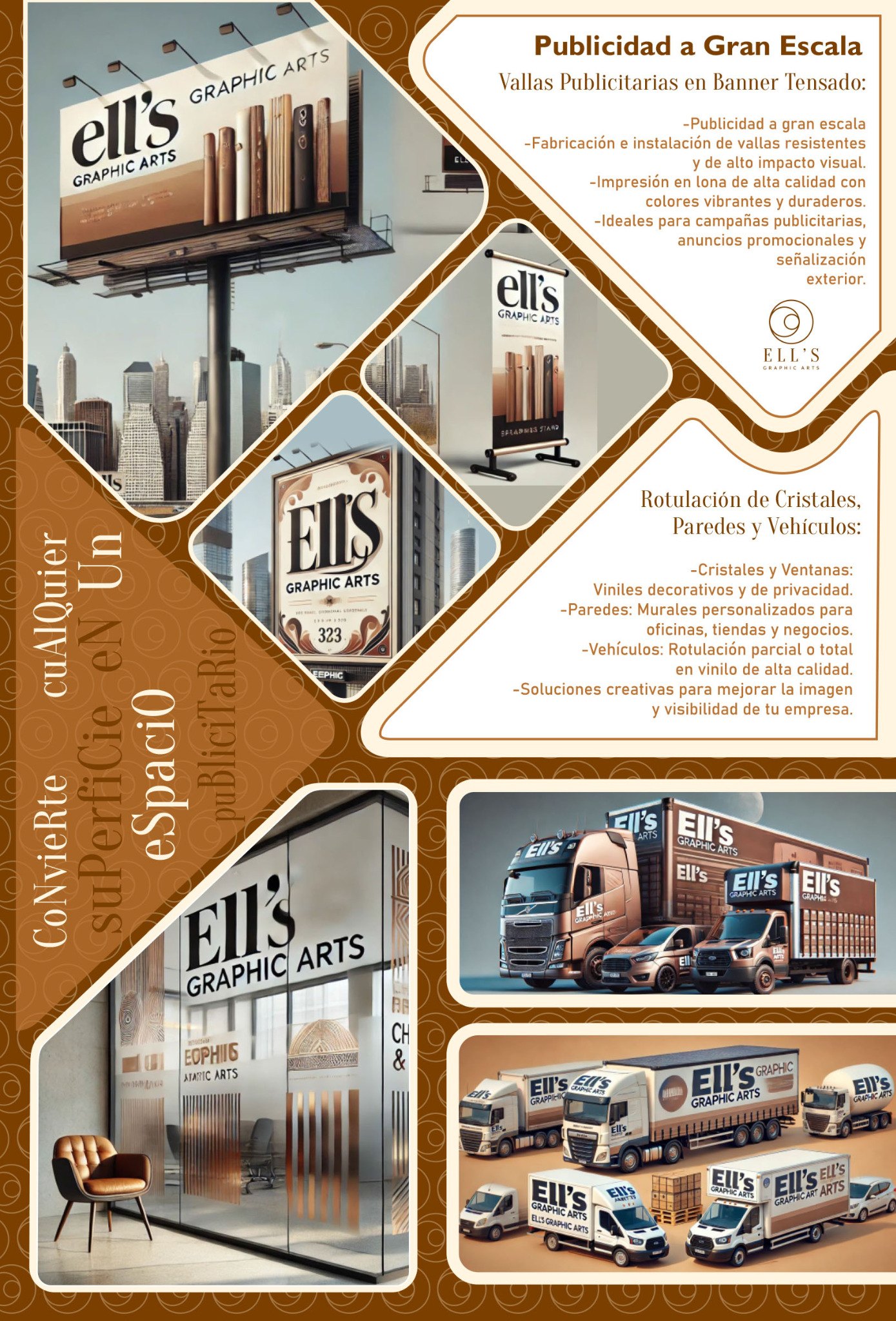 Publicidad a gran escala Ell's Graphic Arts
